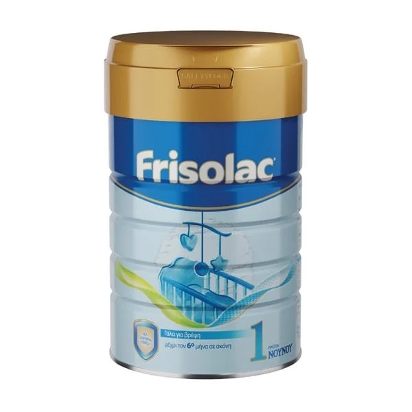 Frisolac 1 Γάλα σε Σκόνη για Βρέφη από 0 έως 6 Μηνών 400gr