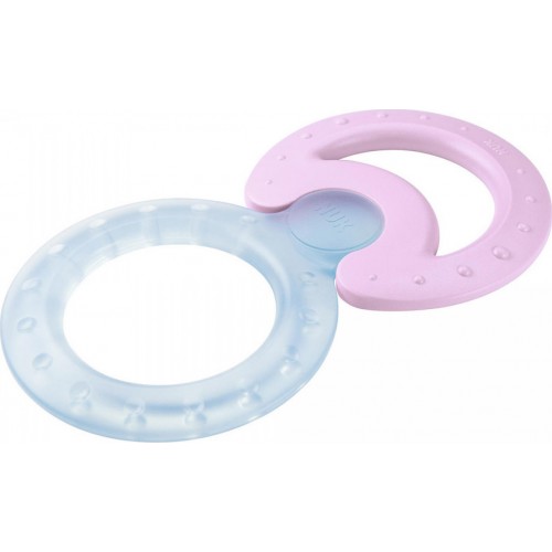 NUK Cool Teether Set Δακτυλίων Οδοντοφυΐας Ψυγείου 3m+ Μωβ 2 Τεμάχια NUK Cool Teether Set Δακτυλίων Οδοντοφυΐας Ψυγείου 3m+ Μωβ 2 Τεμάχια