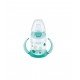 NUK Learner Bottle 6-18m Μπιμπερό Εκπαίδευσης με Δείκτη Ελέγχου Θερμοκρασίας, Χρώμα Πράσινο 150ml