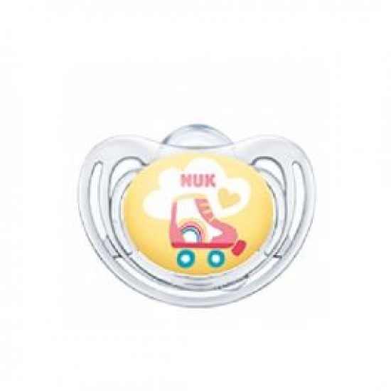 Nuk Freestyle Πιπίλα Σιλικόνης 0-6m, Χρώμα Κίτρινο 1 Τεμάχιο Nuk Freestyle Πιπίλα Σιλικόνης 0-6m, Χρώμα Κίτρινο 1 Τεμάχιο
