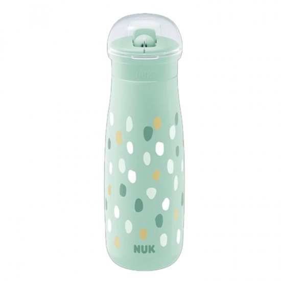 NUK Mini-Me Sip 12m+ Παιδικό Παγούρι με Ρύγχος, Χρώμα Πράσινο 450ml