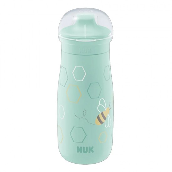 NUK Mini-Me Sip 9m+ Παιδικό Παγούρι με Ρύγχος, Χρώμα Πράσινο 300ml