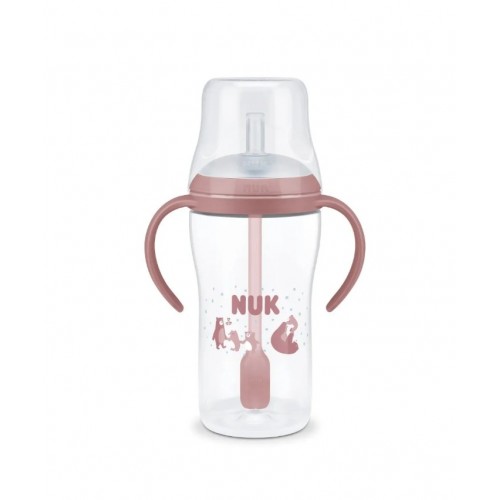Nuk Perfect Match Bottle Straw 8m+ Εκπαιδευτικό Μπιμπερό Bear με Καλαμάκι Σιλικόνης 260ml Nuk Perfect Match Bottle Straw 8m+ Εκπαιδευτικό Μπιμπερό Bear με Καλαμάκι Σιλικόνης 260ml