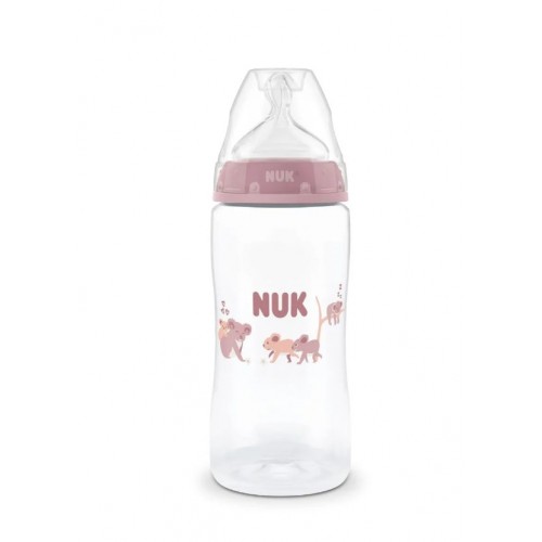 Nuk First Choice Medium 3m+ Πλαστικό Μπιμπερό Koala με Έλεγχο Θερμοκρασίας 300ml Nuk First Choice Medium 3m+ Πλαστικό Μπιμπερό Koala με Έλεγχο Θερμοκρασίας 300ml