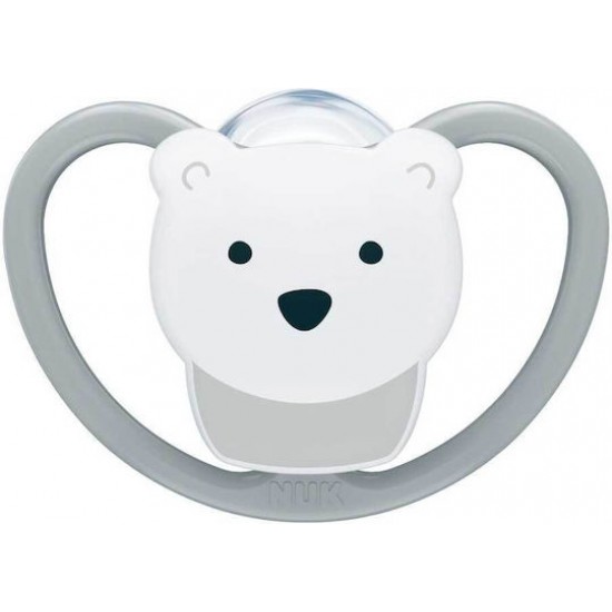 Nuk Perfect Match Air 6-18m Πιπίλα Σιλικόνης Bear 