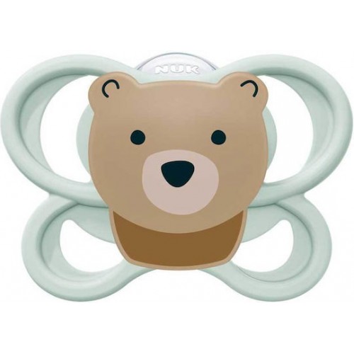 Nuk Perfect Match Air 0-6m Πιπίλα Σιλικόνης Bear 