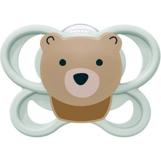 Nuk Perfect Match Air 0-6m Πιπίλα Σιλικόνης Bear 