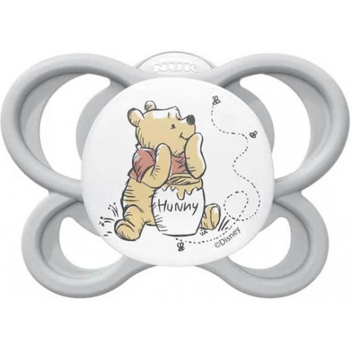 Nuk Perfect Match Air Disney 0-6m Πιπίλα Σιλικόνης Winnie Γκρι Nuk Perfect Match Air Disney 0-6m Πιπίλα Σιλικόνης Winnie Γκρι