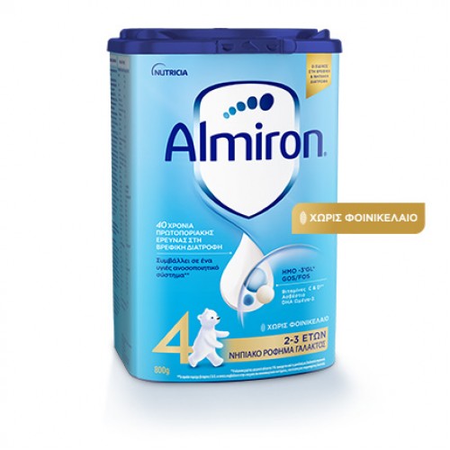 Almiron 4 800gr. Νηπιακό Ρόφημα Γάλακτος 2-3 ετών Almiron 4 800gr. Νηπιακό Ρόφημα Γάλακτος 2-3 ετών