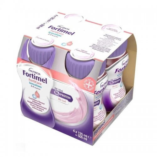 Nutricia Fortimel 18g Protein 2.4 kcal /ml Υπερπρωτεϊνικό Ρόφημα Με Γεύση Βατόμουρο 4X125ml Nutricia Fortimel 18g Protein 2.4 kcal /ml Υπερπρωτεϊνικό Ρόφημα Με Γεύση Βατόμουρο 4X125ml