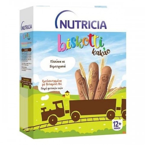 Nutricia Biskotti Κακάο 12m+ 32 μπισκότα 180gr Nutricia Biskotti Κακάο 12m+ 32 μπισκότα 180gr