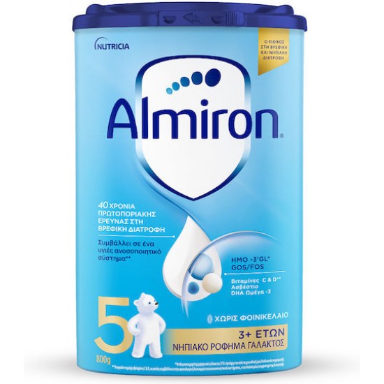 Almiron 5 800gr Γάλα Για Παιδιά άνω των 3 Ετών Almiron 5 800gr Γάλα Για Παιδιά άνω των 3 Ετών