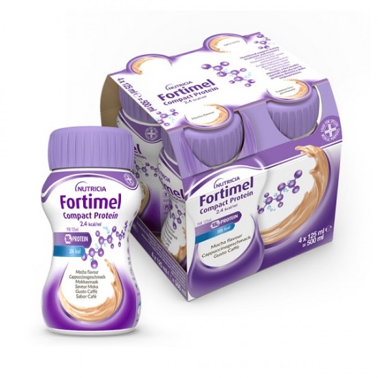 Nutricia Fortimel Compact Protein Γεύση Μόκα 4x125ml Nutricia Fortimel Compact Protein Γεύση Μόκα 4x125ml