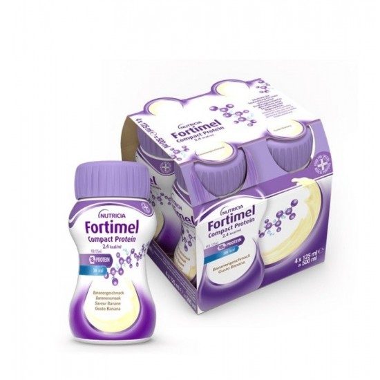 Nutricia Fortimel Compact Protein Γεύση Μπανάνα 4x125ml Nutricia Fortimel Compact Protein Γεύση Μπανάνα 4x125ml