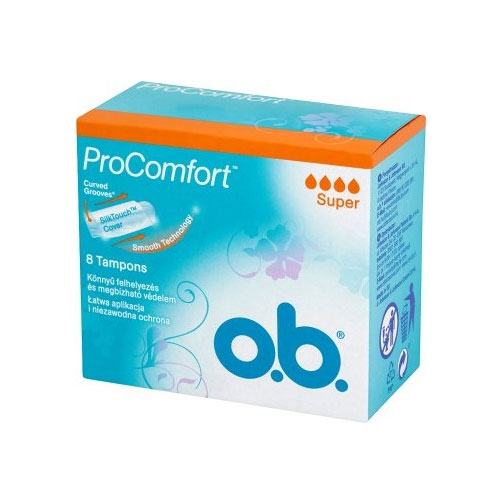 O.B Procomfort Super 8 Tampons O.B Procomfort Super 8 Tampons