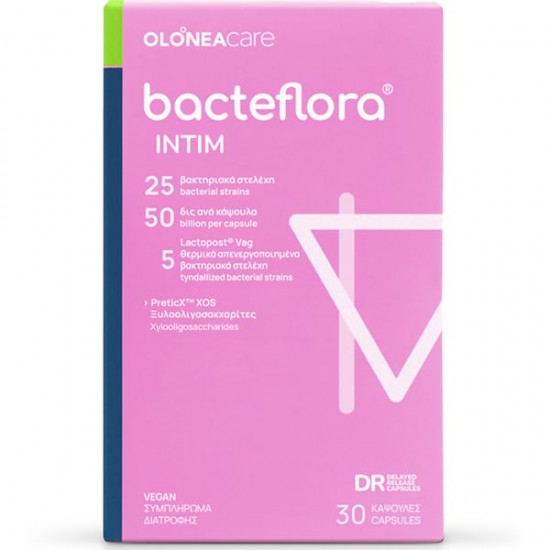 Olonea Bacteflora Intim Συμβιωτικό για το Κοπλικό Μικροβίωμα 30 κάψουλες 