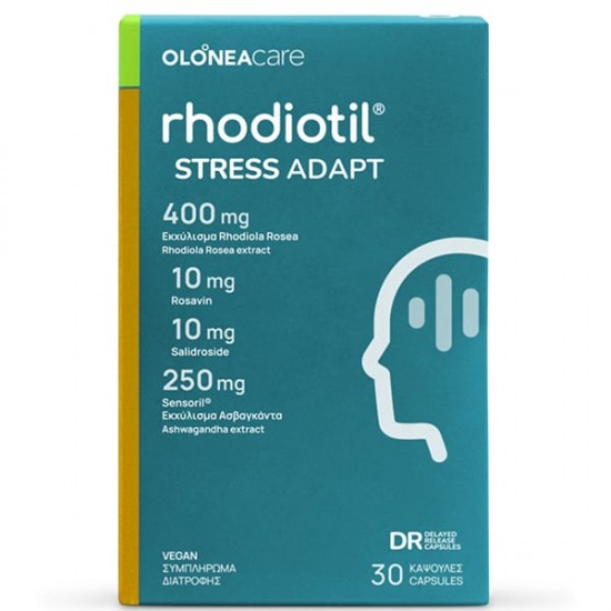 Olonea Rhodiotil Stress Adapt Συμπλήρωμα Διατροφής Για Τη Διαχείριση Του Άγχους 30 Κάψουλες Olonea Rhodiotil Stress Adapt Συμπλήρωμα Διατροφής Για Τη Διαχείριση Του Άγχους 30 Κάψουλες
