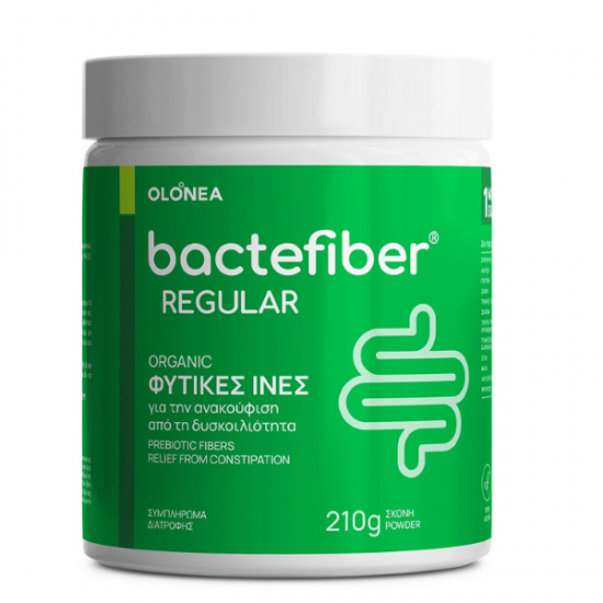 Olonea Bactefiber Jar - Συμπλήρωμα Διατροφής Για Την Αντιμετώπιση Της Δυσκοιλιότητας Σε Μορφή Σκόνης 210gr