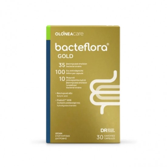 Olonea Bacteflora Gold, Συμβιωτικό 30 Φυτοκάψουλες Olonea Bacteflora Gold, Συμβιωτικό 30 Φυτοκάψουλες
