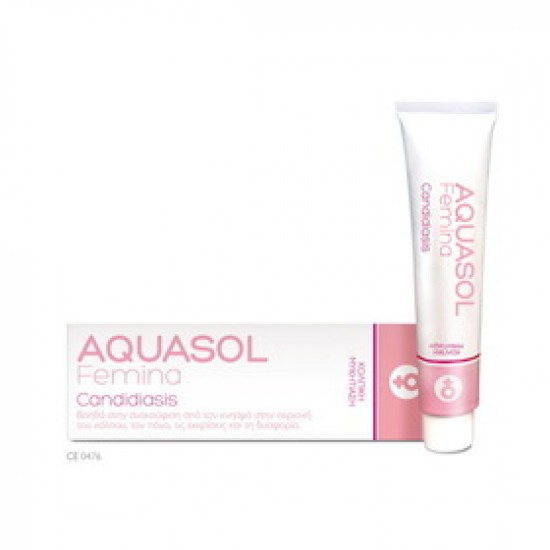 Aquasol Femina Candidiasis cream 30ml -  Kολπική Μυκητίαση - Ανακούφιση από τον κνησμό στον κόλπο