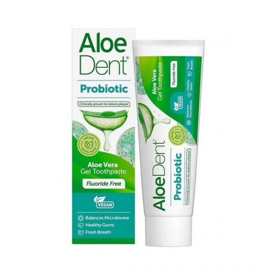 Optima AloeDent Probiotic Toothpaste Οδοντόκρεμες Εξειδικευμένη Οδοντόκρεμα με Προβιοτικό Σύμπλεγμα 75ml Optima AloeDent Probiotic Toothpaste Οδοντόκρεμες Εξειδικευμένη Οδοντόκρεμα με Προβιοτικό Σύμπλεγμα 75ml