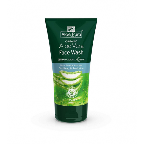 Optima Aloe Pura Organic Aloe Vera Face Wash Καθαριστικό Προσώπου 150ml Optima Aloe Pura Organic Aloe Vera Face Wash Καθαριστικό Προσώπου 150ml