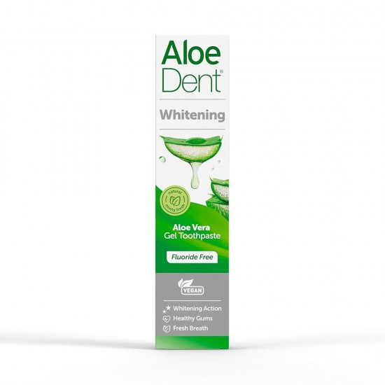 Optima Aloe Dent Whitening Toothpaste Οδοντόκρεμα Με Φυτικά Συστατικά & Λευκαντική Δράση 100ml Optima Aloe Dent Whitening Toothpaste Οδοντόκρεμα Με Φυτικά Συστατικά & Λευκαντική Δράση 100ml