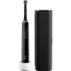 Oral-B Pro 3 3500 Cross Action Black Edition Ηλεκτρική Οδοντόβουρτσα με Αισθητήρα Πίεσης & Travel Case