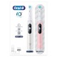 Oral-B iO Series 6 Duo Magnetic White & Pink, Επαναφορτιζόμενες Ηλεκτρικές Οδοντόβουρτσες, με Αισθητήρα Πίεσης 