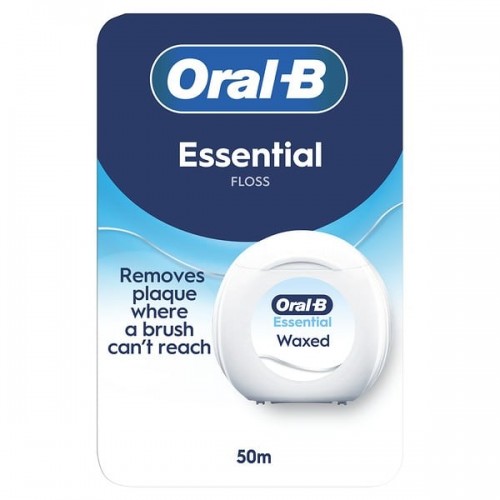 Oral-B Essential Floss, Κηρωμένο Οδοντικό Νήμα 50m Oral-B Essential Floss, Κηρωμένο Οδοντικό Νήμα 50m