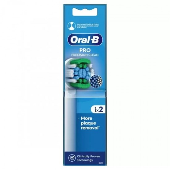 Oral-B Pro Precision Clean, Ανταλλακτικές Κεφαλές 2 Τεμάχια