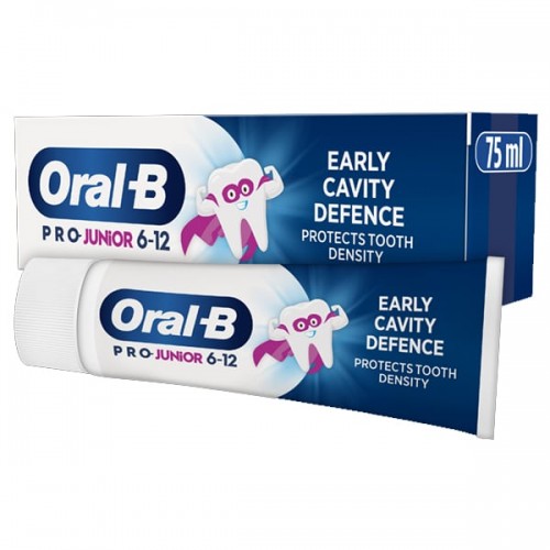 Oral-B Pro Junior Οδοντόκρεμα για Παιδιά 6-12 Ετών, 75ml Oral-B Pro Junior Οδοντόκρεμα για Παιδιά 6-12 Ετών, 75ml