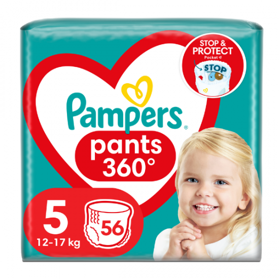 Pampers Pants No 5(12-17kg) 56 Πάνες Βρακάκι