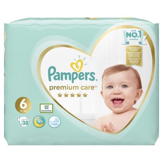 Pampers Premium Care No 6 13kg+ 38 Πάνες