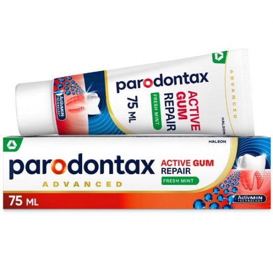 Parodontax Active Gum Repair Fresh Mint Οδοντόκρεμα για την Αποκατάσταση των Ούλων που Αιμορραγούν 75ml