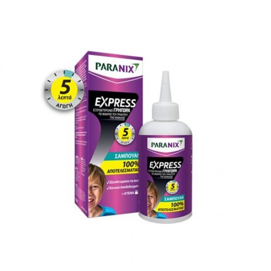 Paranix Express Αντιφθειρικό Σαμπουάν 200ml + Κτένα