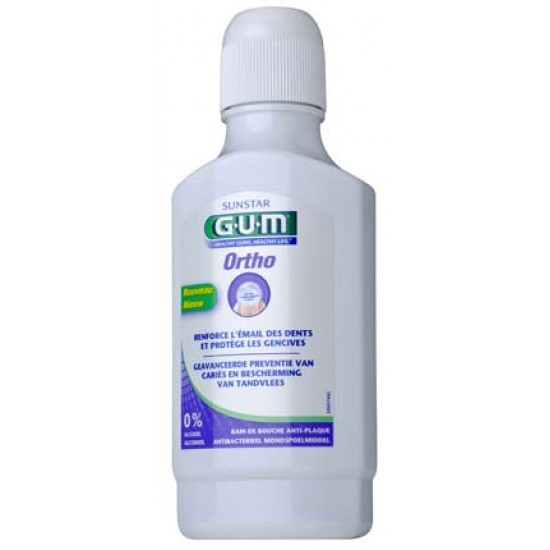 Gum 3090 Ortho Mouthrinse, Ορθοδοντικό Στοματικό Διάλυμα 300ml		