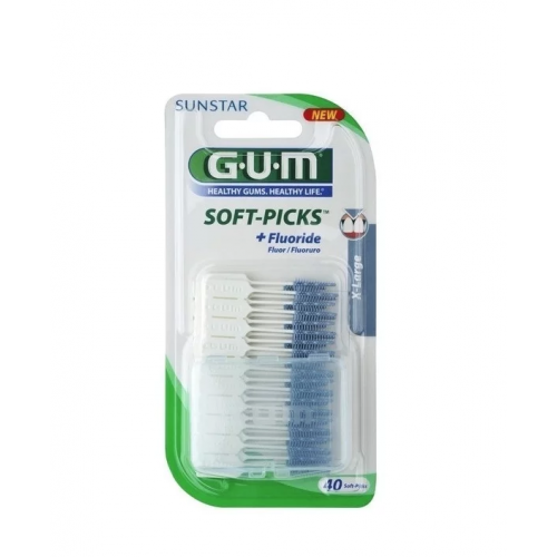 Gum 636 Soft Picks Extra Large, Μεσοδόντιο Βουρτσάκι 40 τμχ Gum 636 Soft Picks Extra Large, Μεσοδόντιο Βουρτσάκι 40 τμχ