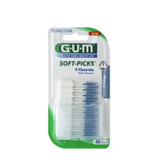 Gum 636 Soft Picks Extra Large, Μεσοδόντιο Βουρτσάκι 40 τμχ		