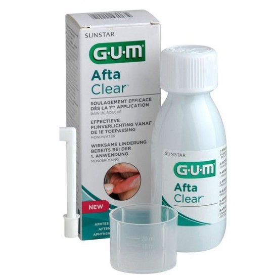 Gum Aftaclear Rinse, Στοματικό Διάλυμα 120ml Gum Aftaclear Rinse, Στοματικό Διάλυμα 120ml