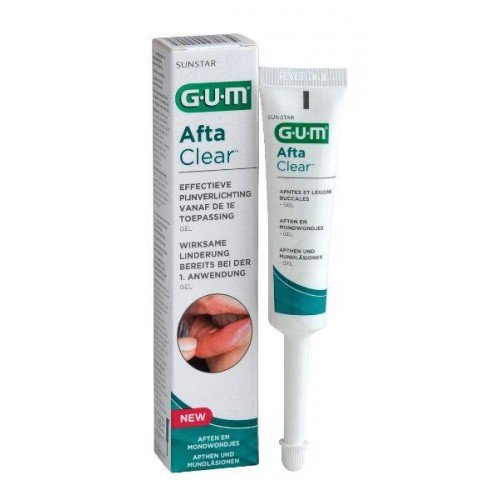 Gum Aftaclear Gel, Τζελ για Άφθες, Δίνει Άμεση Ανακούφιση από τον Πόνο 10ml Gum Aftaclear Gel, Τζελ για Άφθες, Δίνει Άμεση Ανακούφιση από τον Πόνο 10ml