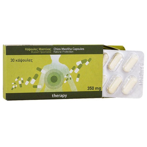 Pharmaq Mastiha Therapy Κάψουλες Μαστίχας Χίου Για Την Αντιμετώπιση Δυσπεψίας 30caps