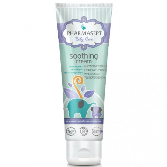 Pharmasept Baby Soothing Cream Φυσική Ενυδατική Κρέμα για το Πρόσωπο & το Σώμα του Μωρού 150ml