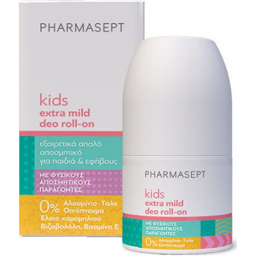 Pharmasept Kid Deo Roll-on Extra Mild Εξαιρετικά Απαλό Αποσμητικό για Παιδιά 50ml Pharmasept Kid Deo Roll-on Extra Mild Εξαιρετικά Απαλό Αποσμητικό για Παιδιά 50ml