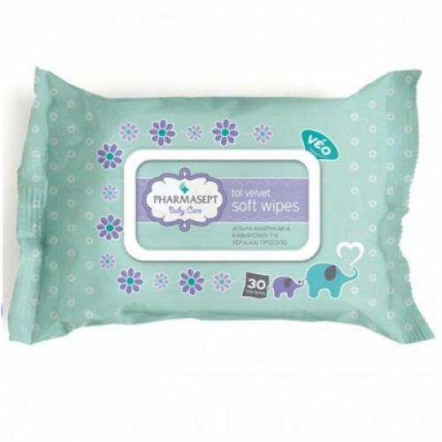 Pharmasept Baby Care Soft Wipes Παιδικά Μαντηλάκια Χωρίς Οινόπνευμα για τα Χέρια & το Πρόσωπο 30τμχ Pharmasept Baby Care Soft Wipes Παιδικά Μαντηλάκια Χωρίς Οινόπνευμα για τα Χέρια & το Πρόσωπο 30τμχ