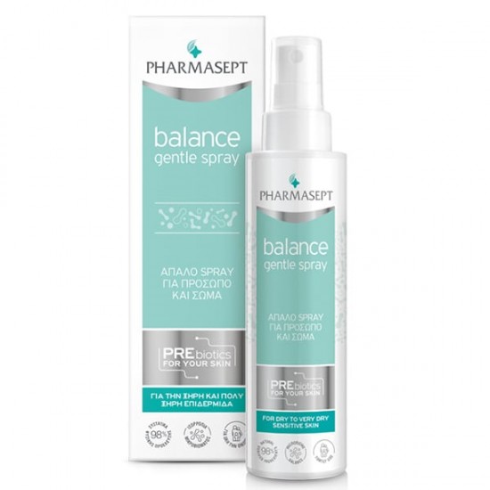 Pharmasept Balance Gentle Spray Απαλό Spray για Πρόσωπο & Σώμα για Ξηρές & Ευαίσθητες Επιδερμίδες 100ml