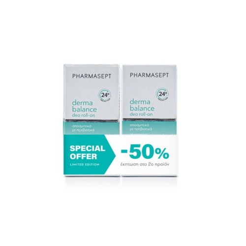 Pharmasept Promo Balance Mild Deo Roll-On Απαλό Αποσμητικό 2X50ml Pharmasept Promo Balance Mild Deo Roll-On Απαλό Αποσμητικό 2X50ml