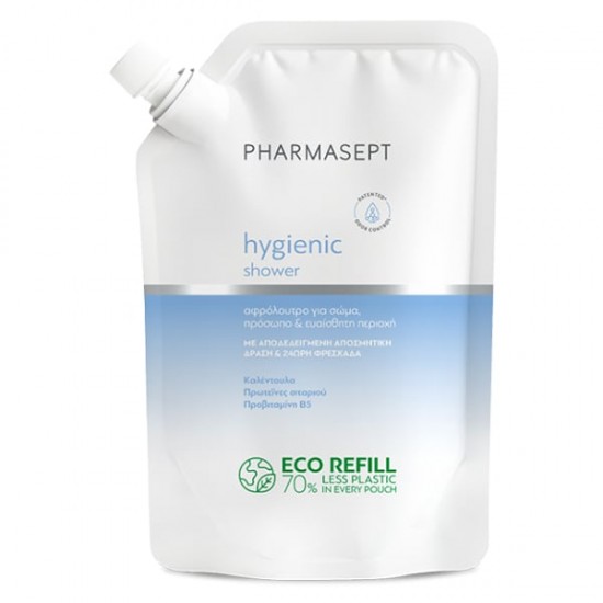 Pharmasept Hygienic Shower Refill Aνταλλακτικό Αφρόλουτρο για Σώμα, Πρόσωπο & Ευαίσθητη Περιοχή 900ml