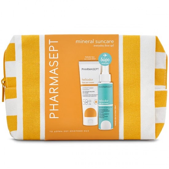 Pharmasept Promo Heliodor Face Sun Cream SPF50 Αντηλιακό Προσώπου 50ml & Δώρο Travel Size Heliodor After Sun Lotion Γαλάκτωμα Προσώπου-Σώματος για Μετά την Έκθεση στον Ήλιο 100ml Pharmasept Promo Heliodor Face Sun Cream SPF50 Αντηλιακό Προσώπου 50ml & Δώρο Travel Size Heliodor After Sun Lotion Γαλάκτωμα Προσώπου-Σώματος για Μετά την Έκθεση στον Ήλιο 100ml