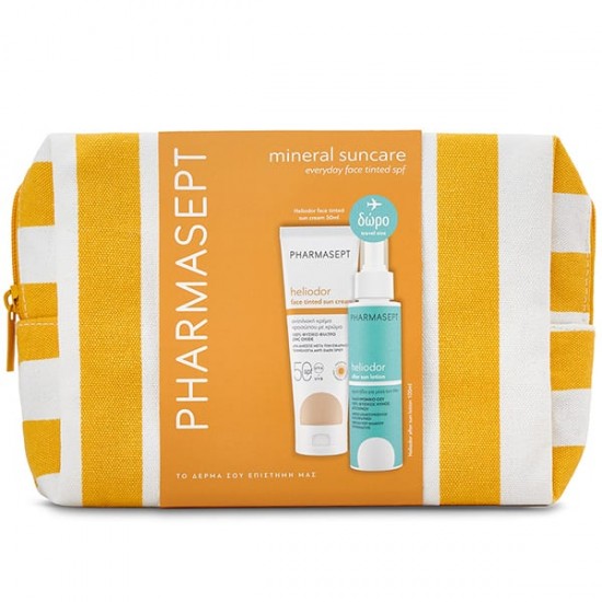 Pharmasept Promo Heliodor Face Tinted Sun Cream Αντηλιακή Κρέμα Προσώπου με Χρώμα SPF50 50ml & Travel Size Heliodor After Sun Lotion Γαλάκτωμα Προσώπου-Σώματος για Μετά την Έκθεση στον Ήλιο 100ml Pharmasept Promo Heliodor Face Tinted Sun Cream Αντηλιακή Κρέμα Προσώπου με Χρώμα SPF50 50ml & Travel Size Heliodor After Sun Lotion Γαλάκτωμα Προσώπου-Σώματος για Μετά την Έκθεση στον Ήλιο 100ml
